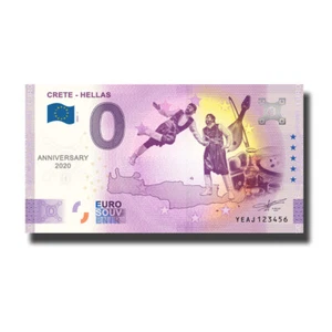 Anniversary 0 Euro Souvenir Banknote Crete - Hellas Greece YEAJ 2022-1 Scheine - Picture 1 of 3