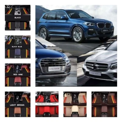 For Suzuki Custom Car Floor Mats All Models Waterproof Luxury Carpets Auto Liner Foto 1 de 4