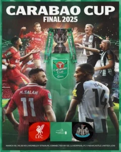 * 2025 CARABAO CUP FINAL - NEWCASTLE UNITED v LIVERPOOL - IN STOCK NOW * - Picture 1 of 1