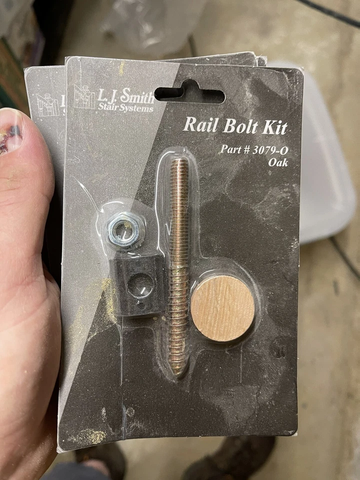 Kit de pernos de riel LJ SMITH (3079-O/P) (ROBLE/ÁLAMO) ¡Nuevo! #2025. Nuevo en caja Foto 1 de 1