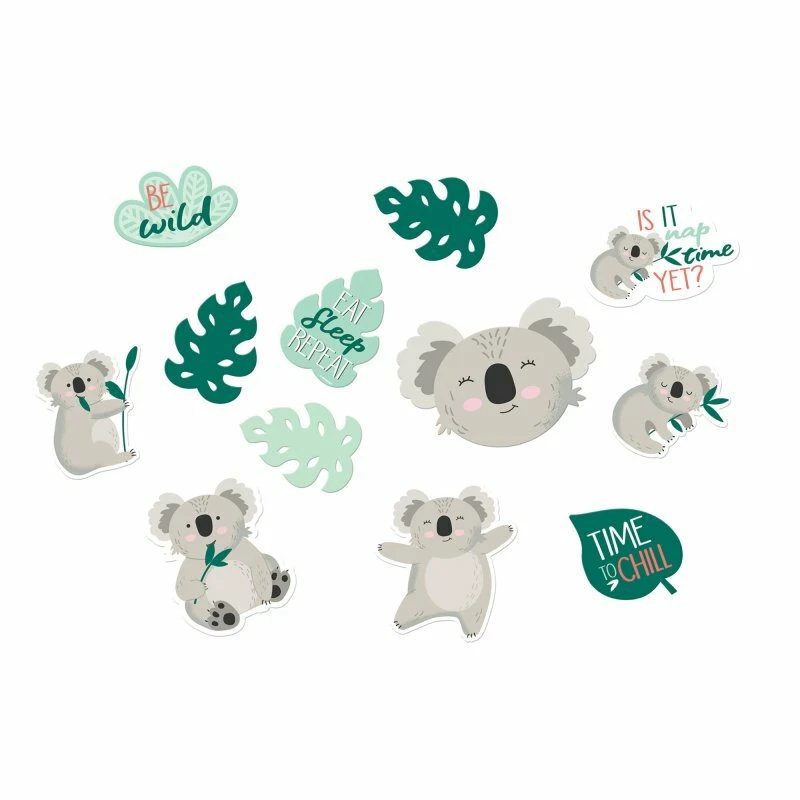 Koala Party Cut Outs Decorations 12pk- Australiana Koala Party Supplies - Image 1 of 1