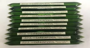 CARBON PENCIL 10 pens MADE BY SASAKI.CO TOKYO JAPAN Showa Retro Used - Picture 1 of 6