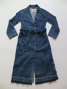 Levi's Mantel Jeansmantel Gr. XS mit Gürtel, 2 Taschen, Original Vintage Denim ! - Bild 1 von 3