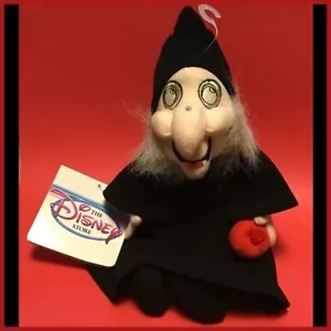 Disney Store Evil Wicked Witch Villain Snow White Plush Stuffed Toy Bean Bag NWT - Picture 1 of 12
