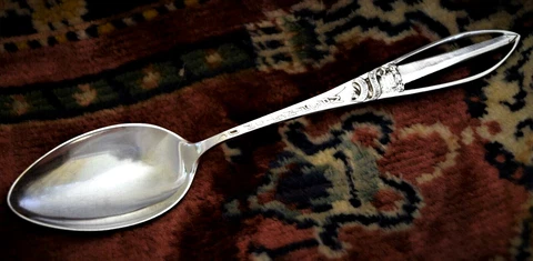 Washington DC Monument Sterling Silver Souvenir Spoon VINTAGE 5 5/8" Long Cover