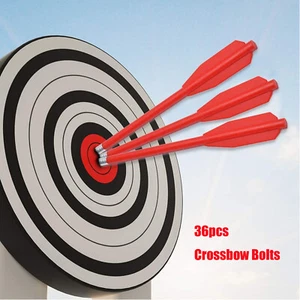Crossbow Bolts Arrows 6.3" Targeting Arrow Pistol Mini Crossbow 50-80lb Red - Picture 1 of 7