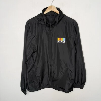 Kind Bars Black Men’s Hooded Jacket Rain Coat North End Outdoor Men’s Medium - Image 1 of 4
