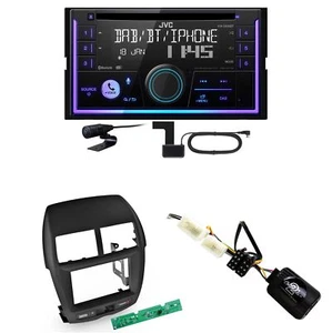 JVC KW-DB95BT Bluetooth Digitalradio Einbauset für Mitsubishi ASX bis 2014 - Bild 1 von 1