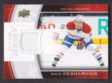 2013-14 Upper Deck Hockey Game Jersey S2 #GJ-DE David Desharnais