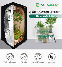 INSTAGROW Premium  600D Canvas Multiple Sizes Hydroponic Grow Tent with Window