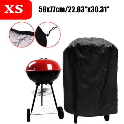 NEVERLAND Rund Kugel BBQ Grill Abdeckung Abdeckhaube 58x77cm für Weber Garten Plane Haube