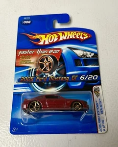 Hot Wheels 2005 First Editions, 2005 Ford Mustang GT Faster Than Ever, FTE, Red - Picture 1 of 3