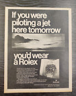 Vintage Rolex Watch Magazine Advert - Piloting