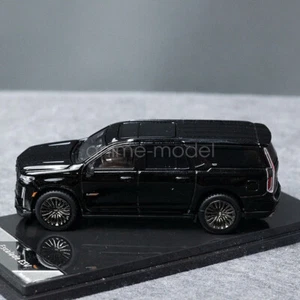 SHADOW PRO 1/64 Cadillac Escalade ESV Black Diecast Car Model Toy Gift - Picture 1 of 7