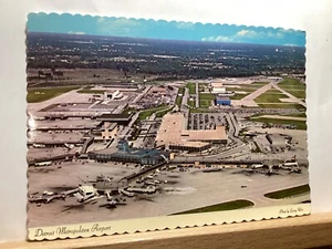Aeropuerto Metropolitano de Detroit: Condado de Wayne, MI - Postal de colección - Imagen 1 de 3