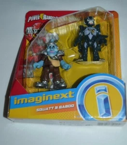 FISHER PRICE IMAGINEXT POWER RANGERS - SQUATT & BABOO DRV05 - Picture 1 of 2