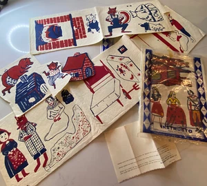 Instructo THREE LITTLE PIGS Red Riding Hood +Flannelboard Story Cut-Outs Vintage - Picture 1 of 8