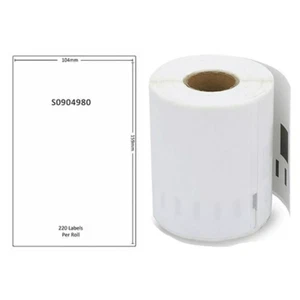 3 x 4XL Rolls (660 Labels ✔) Dymo Compatible Labels (4x6") 104x159mm S0904980 - Picture 1 of 7