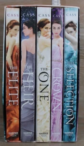 The Selection Series by Kiera Cass-5 Books Paperback Crown, Heir, Elite, One - Picture 1 of 5