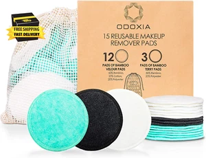 Reusable Makeup Remover Pads | Eco Friendly & Zero Waste Cotton Rounds | Beauty - Picture 1 of 6