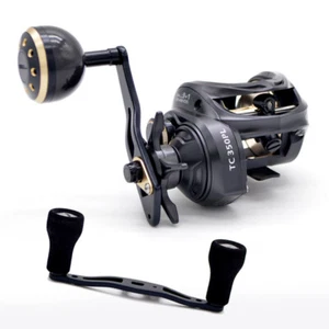 Low Profile Baitcasting Fishing Reel with Spare EVA Grips 33LB Carbon Drag 6.3:1 - Picture 1 of 9