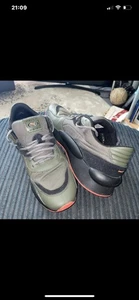 Great Pair of Mens Green PUMA RS 9.8 Trainers Shoes -  Size UK 10 - Picture 1 of 17