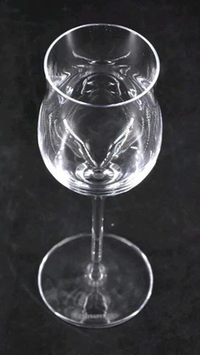 Tiffany & Co Glass Hand Blown Dessert Wine Claret Cordial Glass Tulip Shape 7" - Image 1 of 3