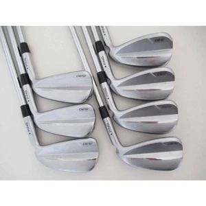 Used PING i530 MODUS3  TOUR115 Irons (#5-UW) Flex:S Black dot - Picture 1 of 10