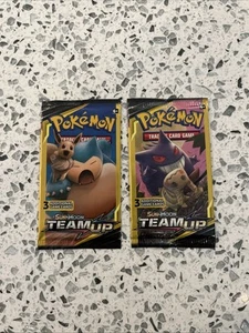 Pokemon TCG Sun & Moon Team Up 3 Card Per Packs Lot 2x New Factory Sealed - Picture 1 of 9