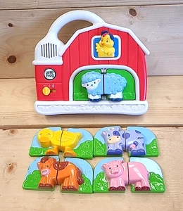 LeapFrog Leap Frog Fridge Farm Animal Magnetic Set Lights&Sounds Played With - Picture 1 of 13