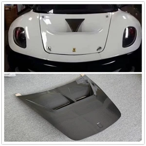 carbon fiber front hood scoop bonnet cover for ferrari f430 spider 2004-2009 - Bild 1 von 8