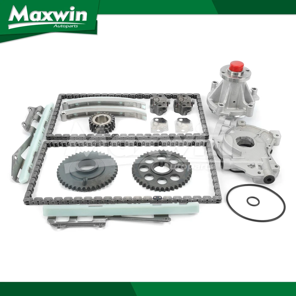 Timing Chain Kit Oil Water Pump Fit Ford Crown Victoria Lincoln Town Car 4.6L - Image 1 of 4