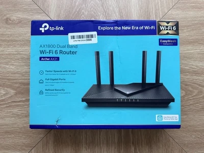 TP-Link AX1800 WiFi 6 Router V4 (Archer AX21) – Dual Band Wireless Easy Mesh - Image 1 of 3