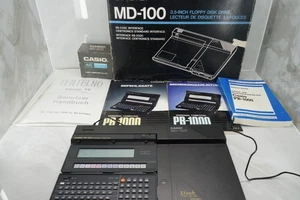 CASIO PB-1000 + MD-100 + AD-4175 +Befehlssatz und Bedienungsanleitung + Tertelno - Bild 1 von 15
