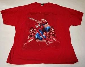 Maglietta Vintage 2002 Mad Engine Spider-Man Marvel Comics Grafica Nera Uomo XXL - Foto 1 di 4