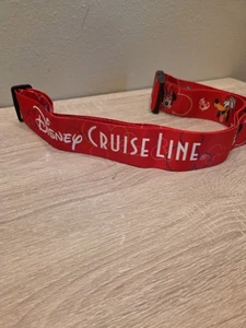 Disney Cruise Line mit verschiedenen Figuren roter Gepäckgurt Schiff NEU - Bild 1 von 9