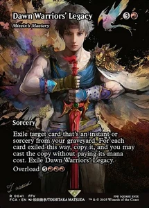 1x Dawn Warriors' Legacy - Mizzix's Mastery - Foil - Showcase Light Play MTG Mag - Picture 1 of 1