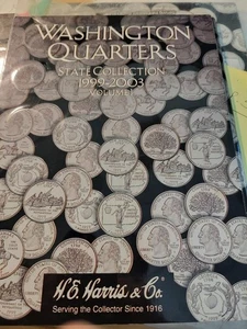 US State Quarter Set P & D MINTS WITH ALBUM, 1999 - 2008- 100 Coins - Picture 1 of 2