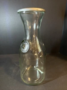 The California Carafe Glass With Lid Since 1852 - Picture 1 of 5