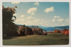 Cartolina Blomidon Golf Course Corner Brook Terranova vista baia delle isole 1974 - Foto 1 di 2