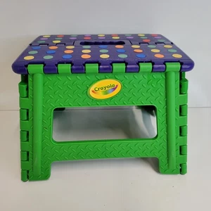 Crayola Non Slip Folding Step Stool Plastic - Picture 1 of 8