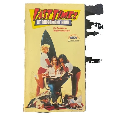 Fast Times At Ridgemont High VHS 1996 Sean Penn Judge Reinhold MCA Video Film - Image 1 of 3