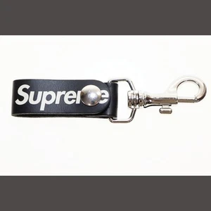 Supreme 21SS LEDER SCHLÜSSELSCHLAUFE schwarz Schlüsselanhänger A gebraucht 4eb283af393a9b5fc285395e47ad - Bild 1 von 5