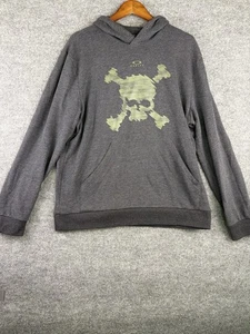 Sudadera con Capucha Oakley Para Hombres XL Camuflada Calavera Y2K Centro O Logo Gris - Imagen 1 de 7
