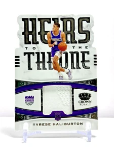 2020-21 Panini Crown Royale Rookie Heirs To The Throne Tyrese Haliburton - Bild 1 von 2