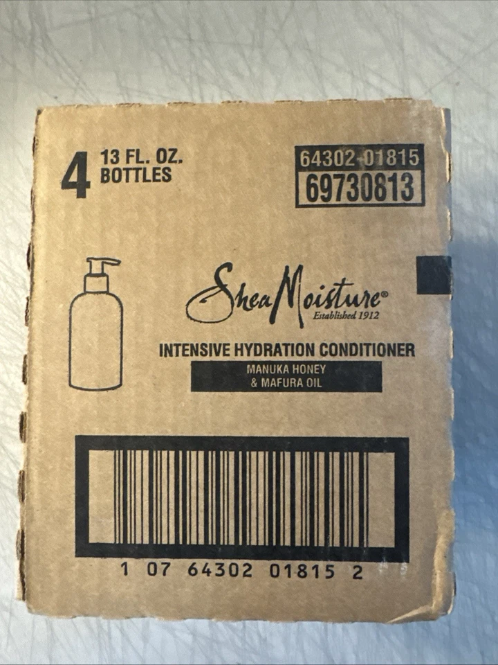 Shea Moisture Manuka Honey & Mafura Oil Intensive Hydration Conditioner 13 Oz X6