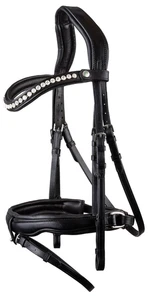 EcoRider Ultra Comfort Navan v 2.0 Briglia Diamante Imbottita Anatomica Nero/Marrone - Foto 1 di 7