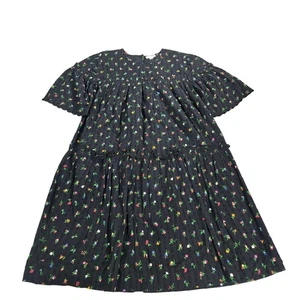 Crewcuts Girls Sz 14 Multi Floral Eyelet Short Sleeve Dress Spring Easter NWT - Picture 1 of 11