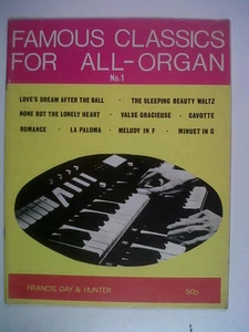 FAMOUS CLASSICS FOR ALL ORGANS No 1 + 2 - Picture 1 of 2