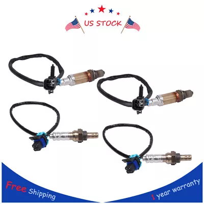 4Pcs O2 Oxygen Sensor Up & Downstream For Chevrolet Silverado 1500 Tahoe 2006-07 - Image 1 of 4